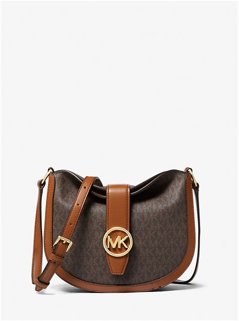 Gabby Small Signature Logo Hobo Crossbody Bag 